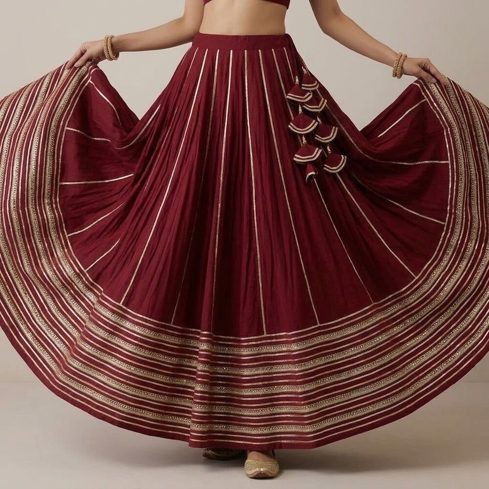 Chaniya For Navratri Garba lehenga women Navratri adjustable size